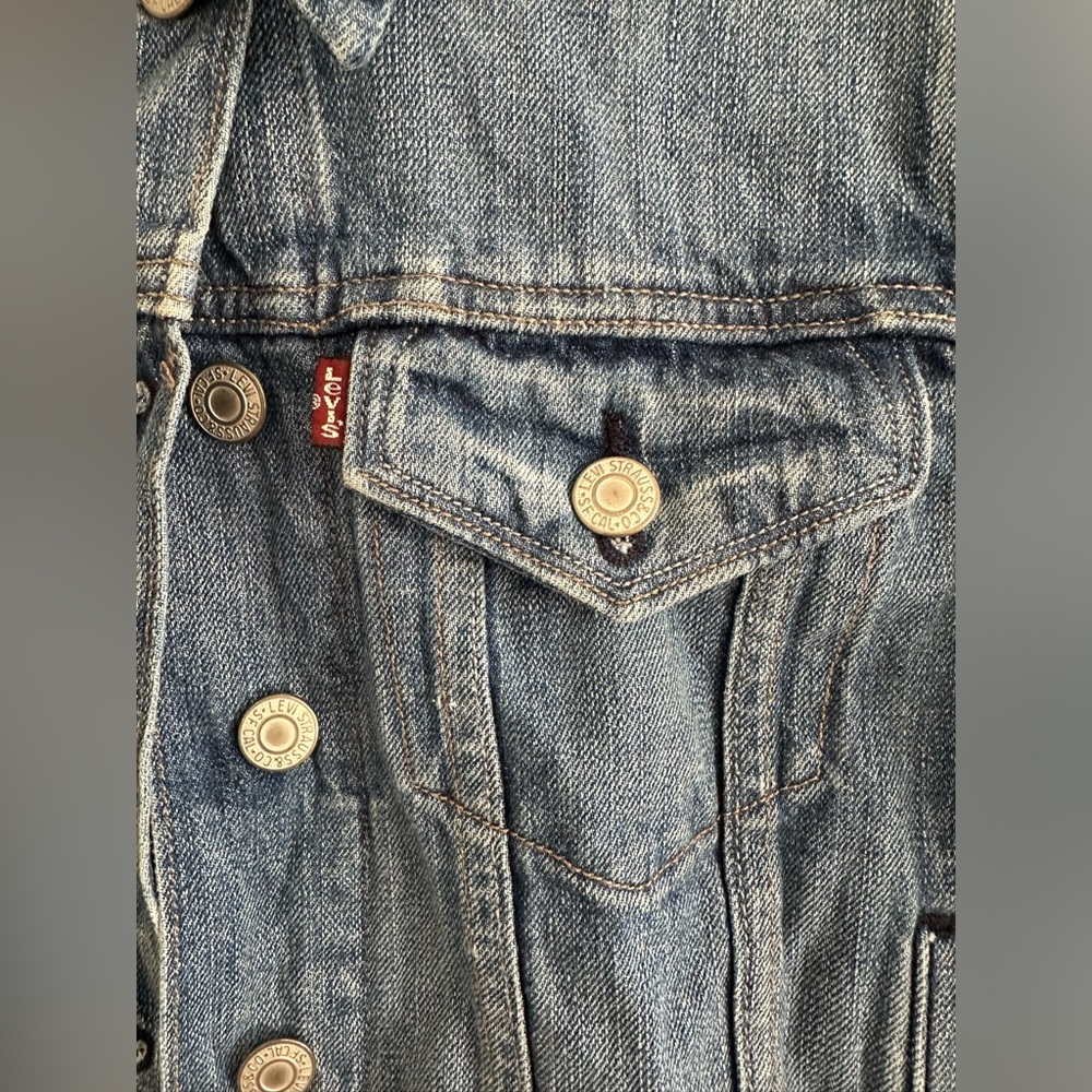 Levis Jean Jacket - Cropped - Small - image 6